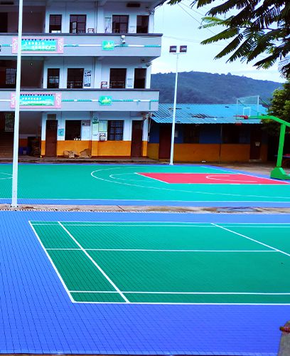 A primary school playground in Yunnan province
